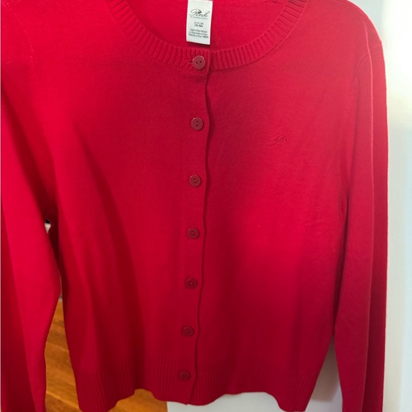 PINK Victoria's Secret Bold Red Cardigan - Picture 1 of 2